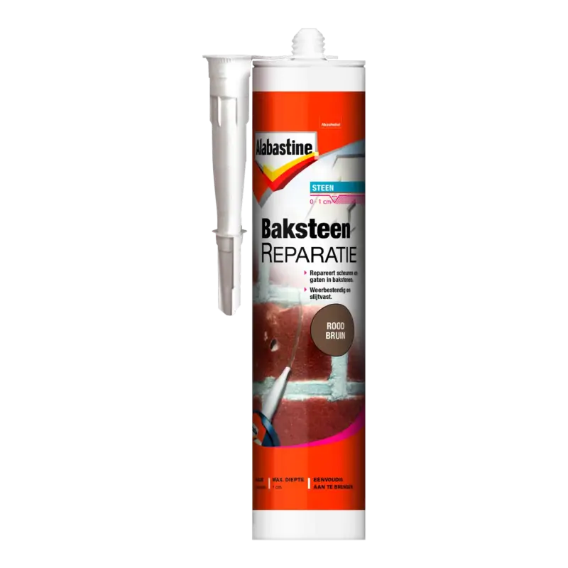Plaats Bestelling Alabastine baksteenreparatie rood-bruin 310ml