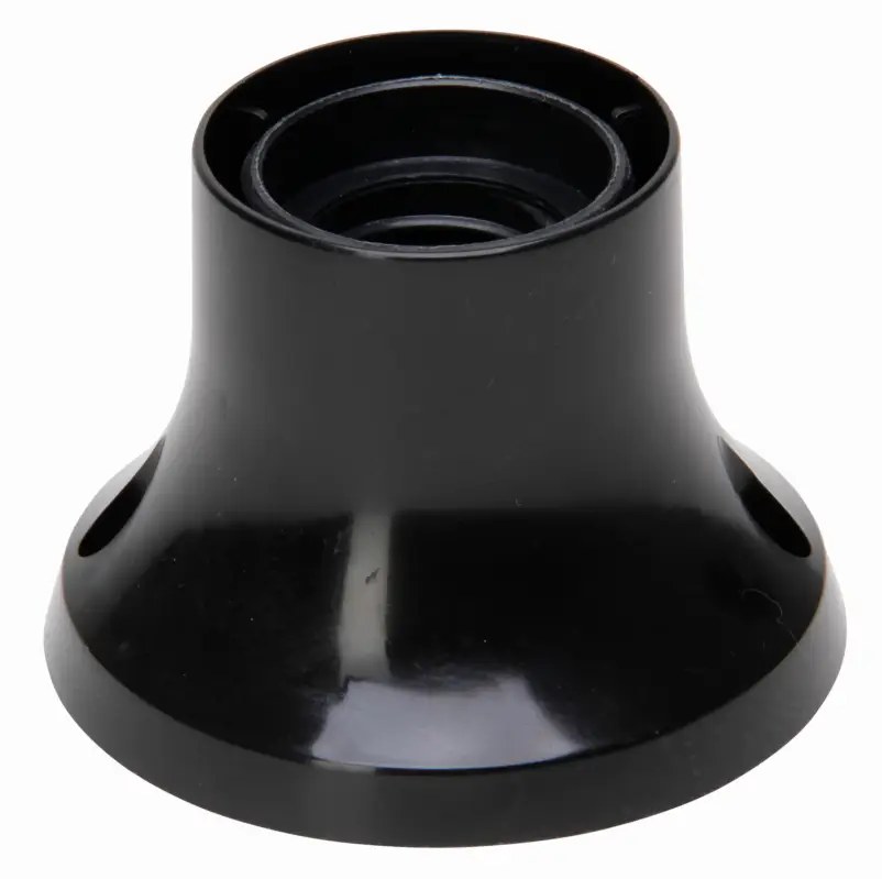 Kopp plafondfitting E27 recht zwart Populair