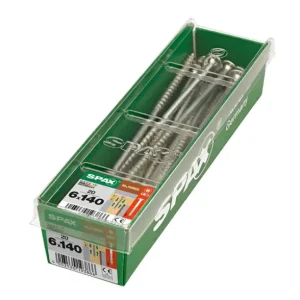 Spax Universele schroef Hi Force Wirox 6x140mm 20 stuks Lage Prijs