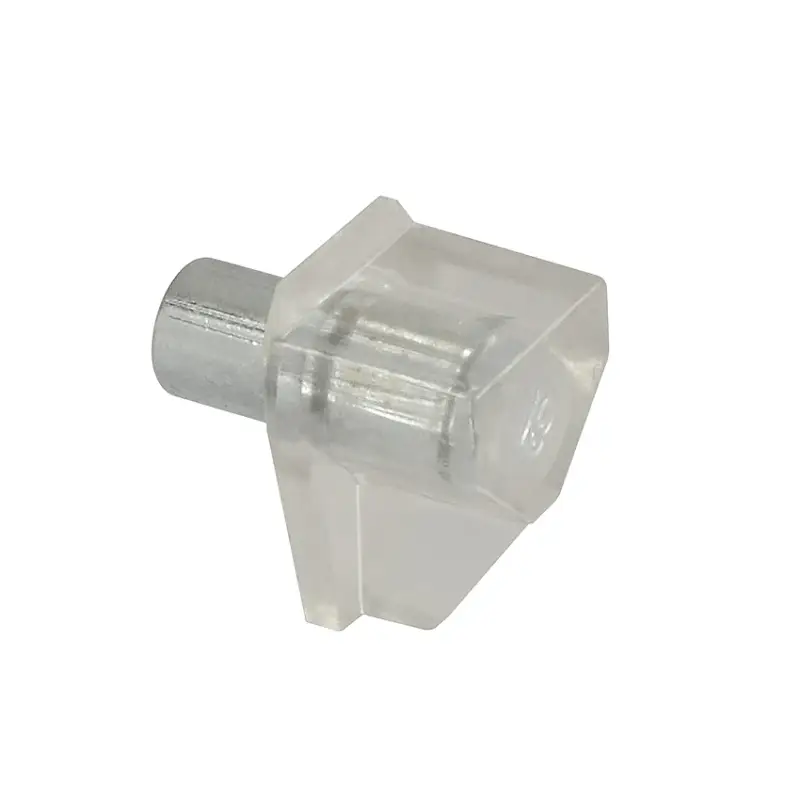 Kastplankdrager stift 5mm kunststof transparant 12 stuks Weekendaanbieding