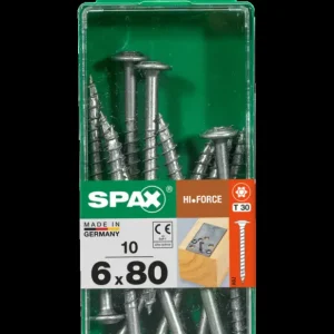 Spax schroef 'HI.Force' Wirox 6x80mm 10 stuks Uitverkoop