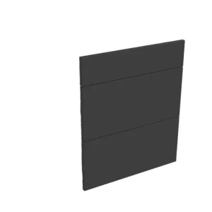 Geheel van 1 lade + 2 korflades keukenkast Modulo Lina Koolzwart 60 * 72 cm Korting