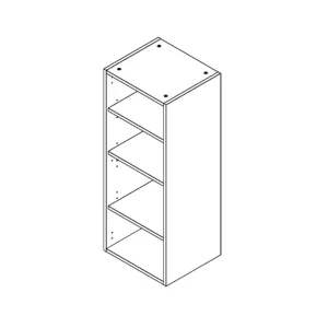 Bovenkast keuken MODULO wit 40 cm hoogte 100,8 Superprijs