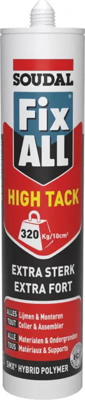 Flitsaanbieding Soudal lijmkit Fix All High Tack grijs 290ml