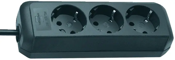 Actieprijs Brennenstuhl Stekkerdoos eco-line 3-voudig antraciet 1,5 meter